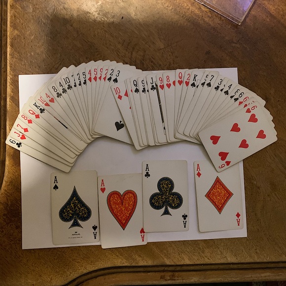 Hallmark Games Vintage Hallmark 2 Deck Bridge Playing Cards Beauty